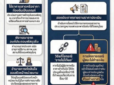 สาระสำคัญแนวทางปฏิบัติการดำเนินการจำหน่ายพัสดุ โดยวิธีขายทอดตลาด ตาม ว 187