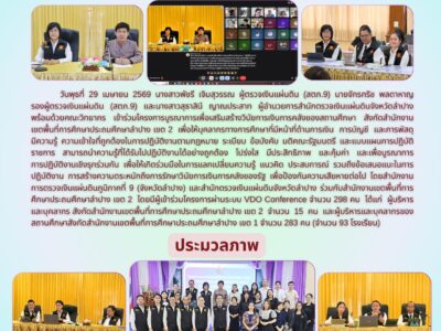 โครงการบูรณาการเพื่อเสริมสร้างวินัยการเงินการคลังของสถานศึกษา สังกัดสำนักงานเขตพื้นที่การศึกษาประถมศึกษาลำปาง เขต 2