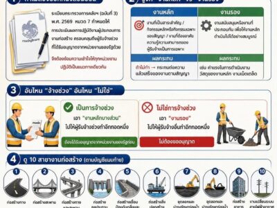 จ้างช่วงงานก่อสร้างทำได้แค่ไหน??? ว.546 มีคำตอบ!!!